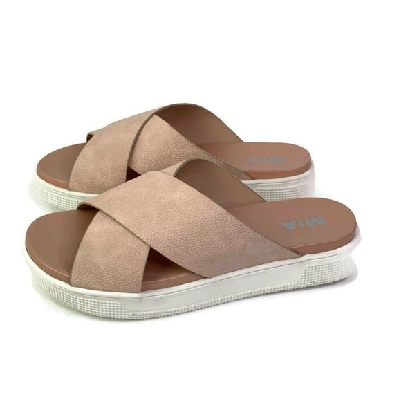 mia criss cross sandal